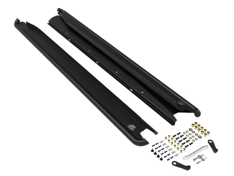 aFe 2.4L (t) / 2.5L Terra Guard Trail Slider Steps - Black - 2020-2023 Subaru Outback