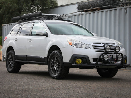 aFe H6 3.6L Terra Guard Trail Steps - Black - 2010-2014 Subaru Outback