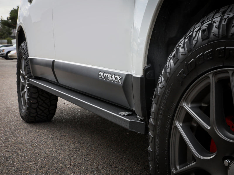aFe H6 3.6L Terra Guard Trail Steps - Black - 2010-2014 Subaru Outback