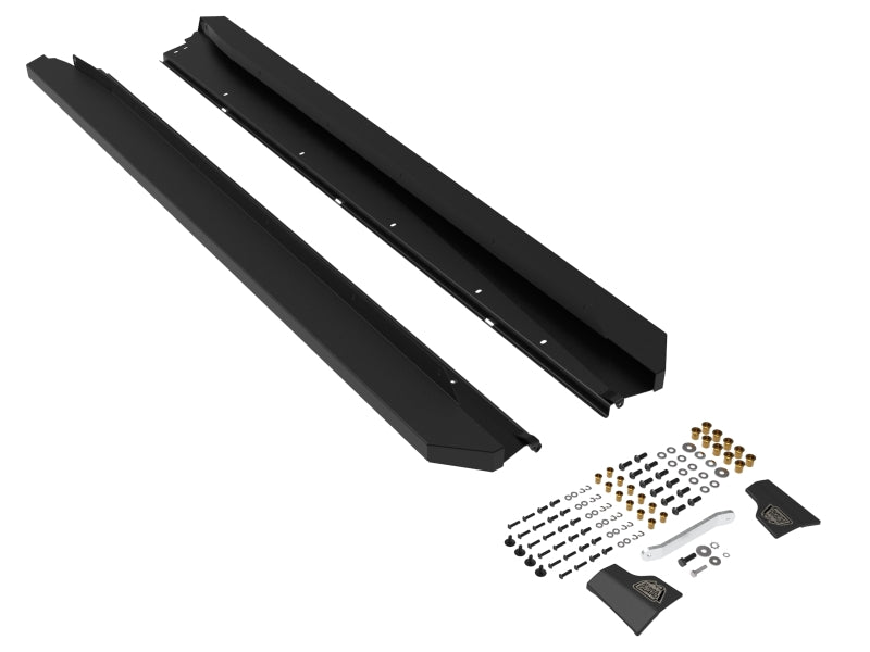 aFe H6 3.6L Terra Guard Trail Steps - Black - 2015-2019 Subaru Outback