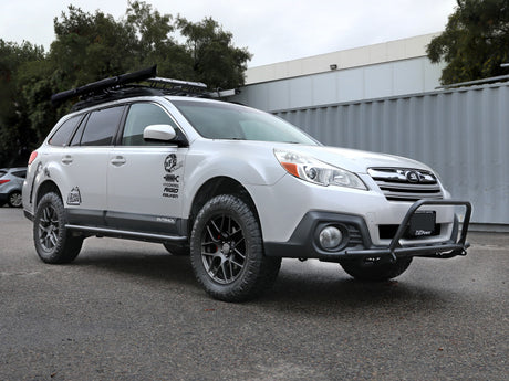 aFe H6 3.6L Terra Guard Bumper Front - Black - 2010-2014 Subaru Outback