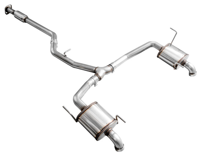 AWE Tuning 0FG Cat-Back Exhaust w/ Dual BashGuards - 2020-2025 Subaru Outback