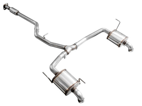 AWE Tuning 0FG Cat-Back Exhaust w/ Dual BashGuards - 2020-2025 Subaru Outback
