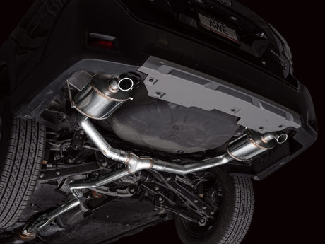 AWE Tuning 0FG Cat-Back Exhaust w/ Dual BashGuards - 2020-2025 Subaru Outback