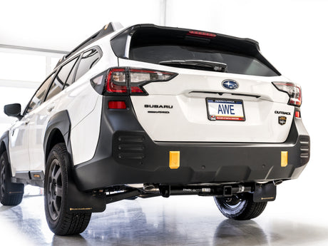 AWE Tuning 0FG Cat-Back Exhaust w/ Dual BashGuards - 2020-2025 Subaru Outback