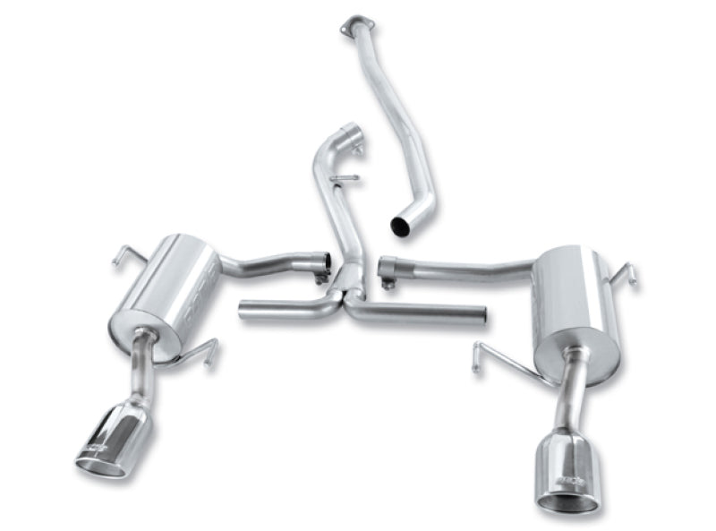 Borla Sedan 4DR SS Catback Exhaust - 2008-2010 Subaru Impreza
