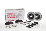 Brembo S 6-Piston 355mm Drilled Front Big Brake Kit (Black Hard Anodized) - 2004-2017 Subaru STI