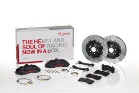 Brembo S 6-Piston 355mm Drilled Front Big Brake Kit (Black Hard Anodized) - 2008-2021 Subaru WRX