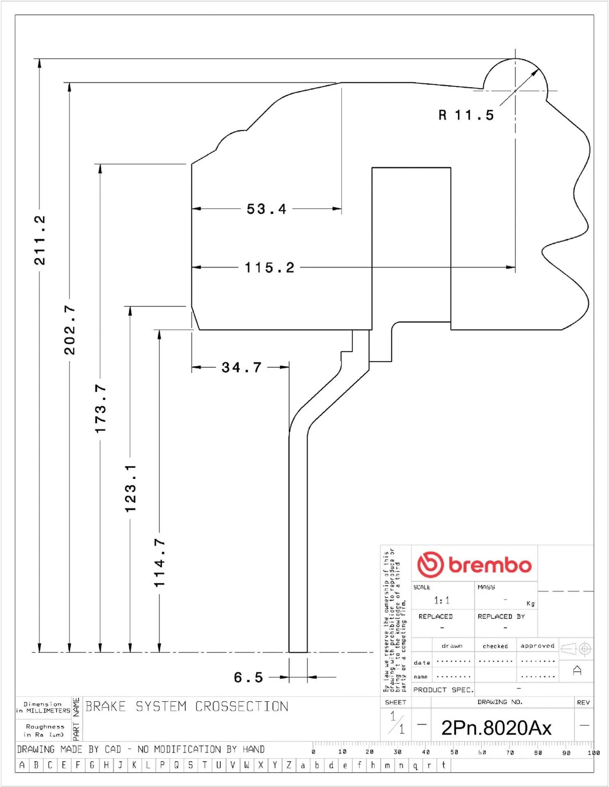 Brembo S 4-Piston 345mm Drilled Rear Big Brake Kit (Black Hard Anodized) - 2008-2014 Subaru STI