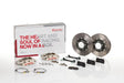 Brembo R 4-Piston 345mm Slotted Rear Big Brake Kit (Nickel Plated) - 2008-2014 Subaru STI
