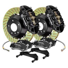 Brembo GT 4-Piston Drilled Front Big Brake Kit - 2002-2007 Subaru WRX / STI