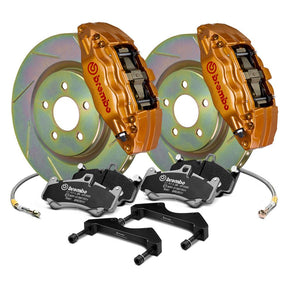 Brembo GT 4-Piston Slotted Front Big Brake Kit - 2015-2018 Subaru WRX / STI