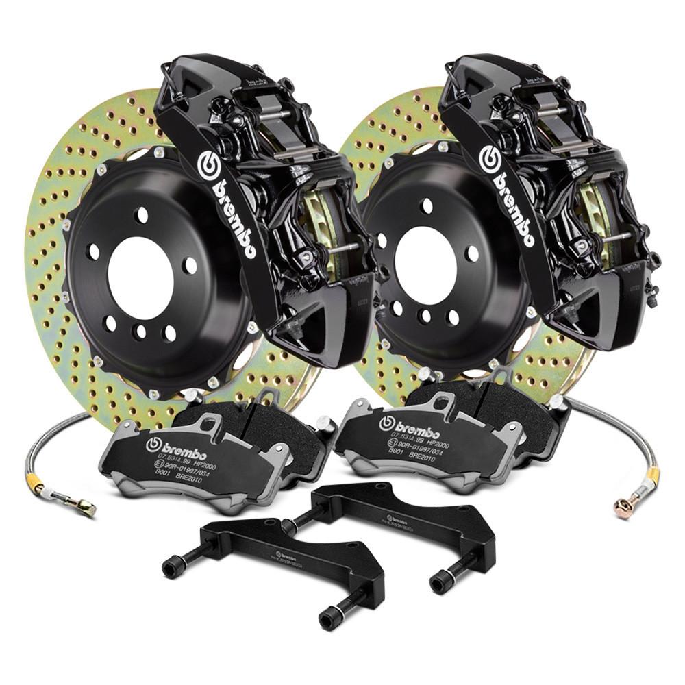 Brembo GT 6-Piston Drilled Front Big Brake Kit - 2004-2007 Subaru WRX / STI