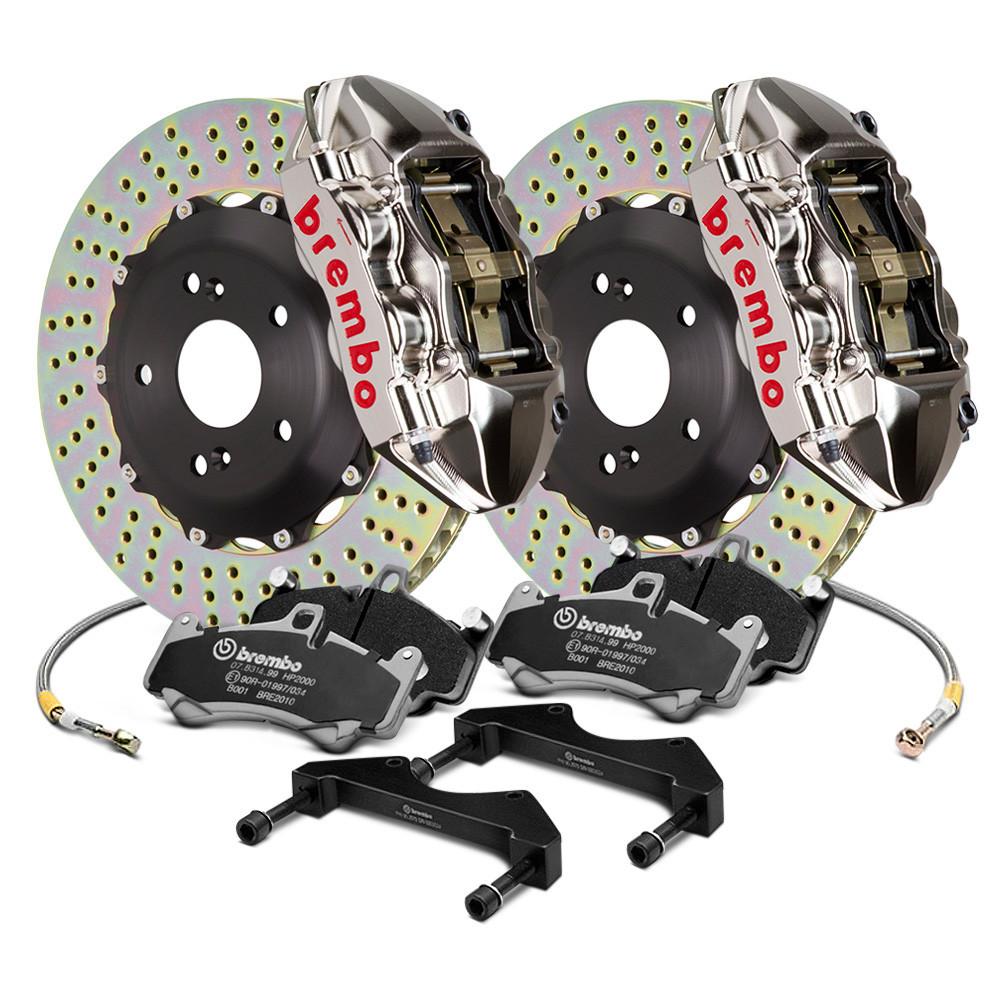 Brembo GT 4-Piston Drilled Rear Big Brake Kit - 2008-2014 Subaru STI