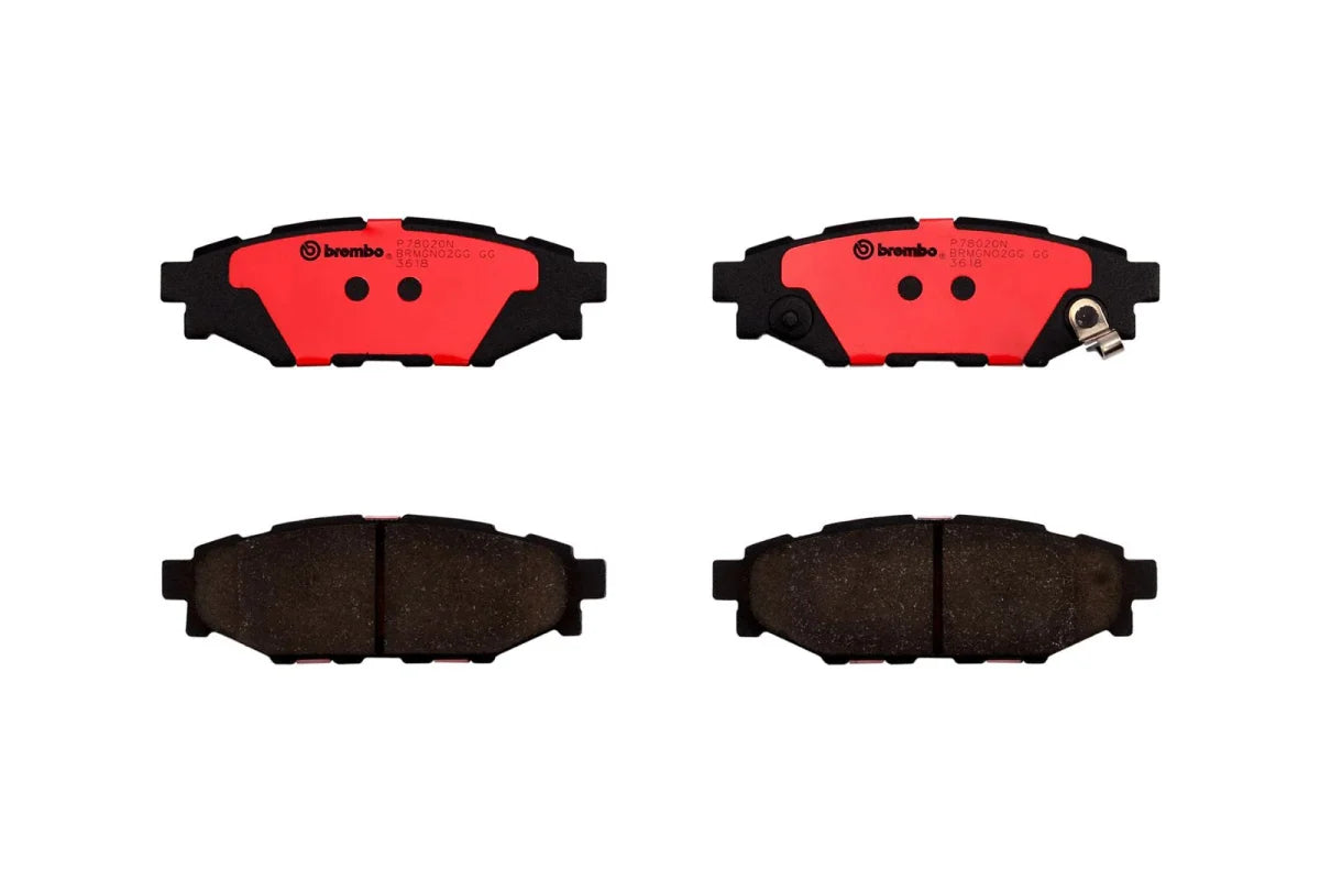 Brembo Prime Ceramic Rear Brake Pads - 2015-2021 Subaru WRX Without EyeSight