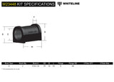 Whiteline 14 mm Rear Sway Bar Bushing Kit - 2013+ Subaru BRZ - product image 5