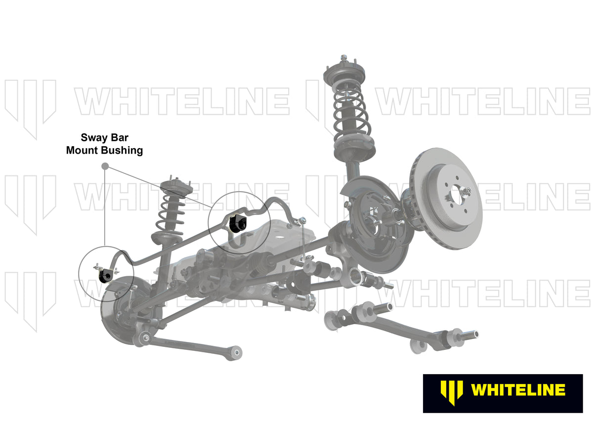 Whiteline 15 mm Rear Sway Bar Bushing Kit - 2002-2007 WRX / STI - product image 2
