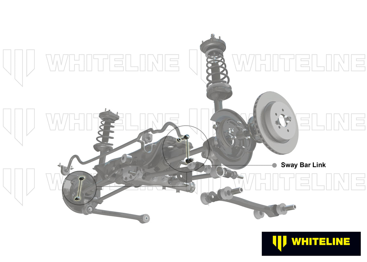 Whiteline Heavy-Duty Rear Sway Bar End Links - 2002-2007 Subaru WRX - product image 2