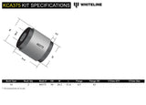 Whiteline Offset Caster Front Control Arm Bushing Kit - Subaru - product image 5