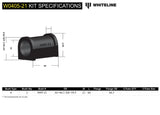 Whiteline 21 mm Front Sway Bar Bushing Kit - Subaru - product image 5