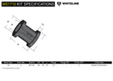 Whiteline W51710 Front Lower Control Arm Inner Rear Bushing Kit - Subaru - product image 5