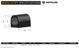Whiteline 20 mm Sway Bar Bushing Kit - Subaru - product image 4