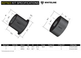 Whiteline Rear Differential Outrigger Bushing Kit - 2013+ Subaru BRZ - product image 5