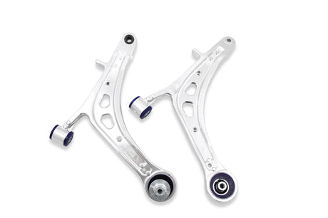 SuperPro Front Lower Alloy Control Arm Kit (Double Offset) - 2015-2021 Subaru WRX / 2015-2021 STI