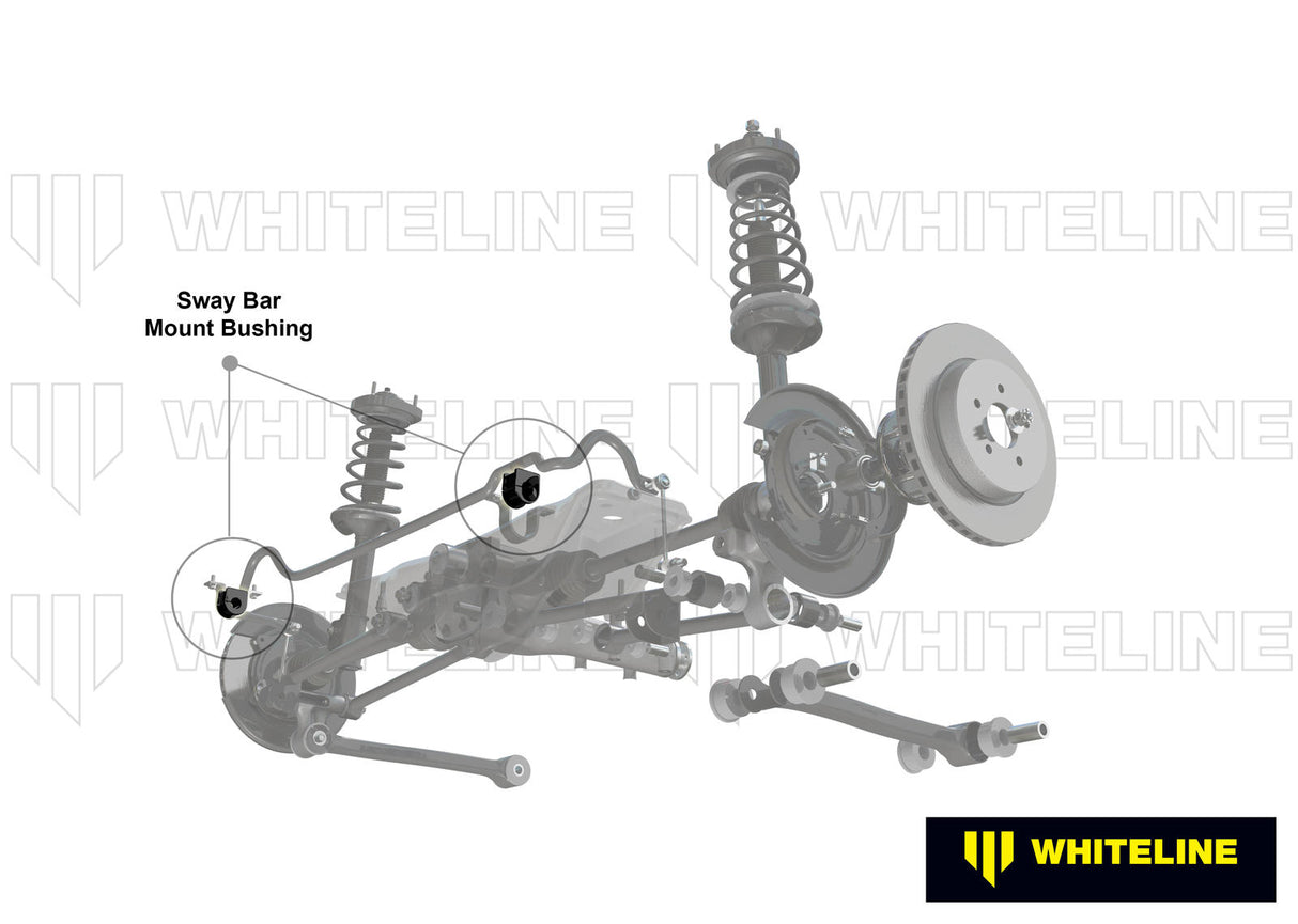Whiteline Heavy-Duty 22 mm Rear Sway Bar Mount Kit - Subaru - product image 2