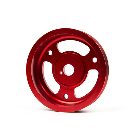 GrimmSpeed Lightweight Crank Pulley - Red - 2015-2021 WRX / 2013-2021 BRZ - product image 3
