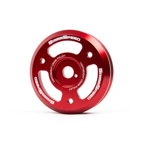 GrimmSpeed Lightweight Crank Pulley - Red - 2015-2021 WRX / 2013-2021 BRZ - product image 1