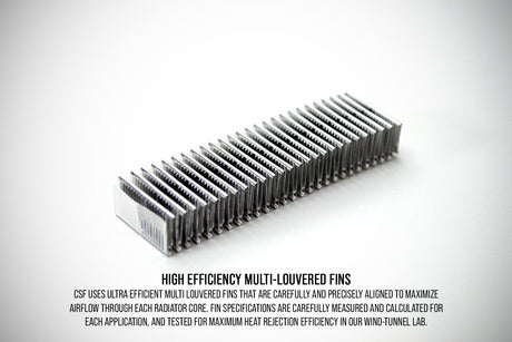 CSF 1-Row 31mm High-Performance Aluminum Radiator - 2008-2015 Subaru WRX / 2008-2014 STI