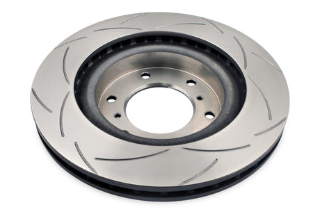 DBA Petrol Diesel Turbo Rear Slotted Street T2 Series Rotor - 2013-2024 Subaru Forester