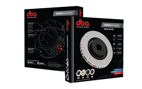 DBA Front 4000 Series Slotted Rotor - 2015-2019 Subaru Legacy