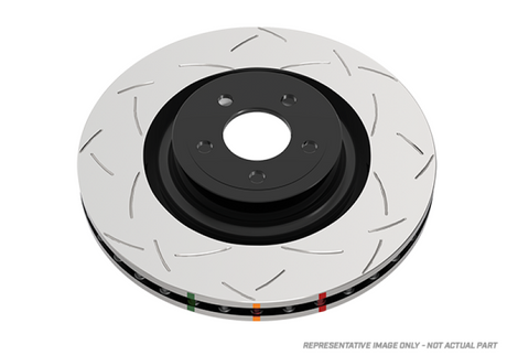 DBA Rear 4000 Series Slotted Rotor - 2006-2009 Subaru Legacy