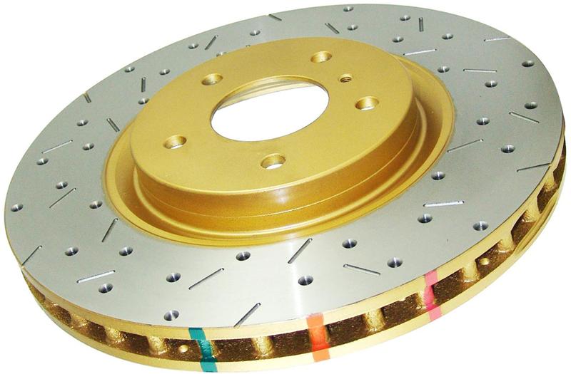 DBA Rear Drilled & Slotted 4000 Series Rotor - 2005-2008 Subaru Outback