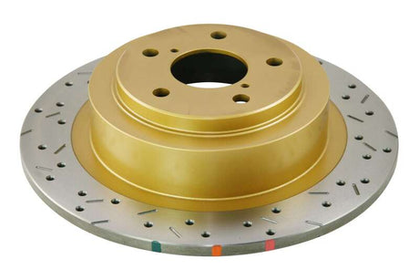 DBA 3.0 H6 Rear Drilled & Slotted 4000 Series Rotor - 2001-2004 Subaru Outback