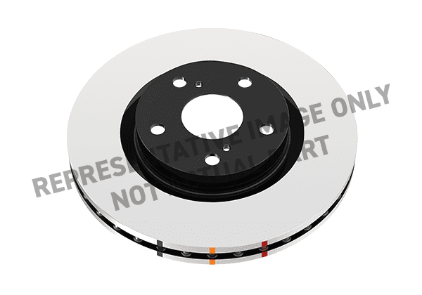 DBA 4000 Series HD Rear Brake Rotor - 2008-2017 Subaru STI