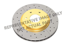 DBA Street Series X Rear Brake Rotor - 2008-2017 Subaru STI
