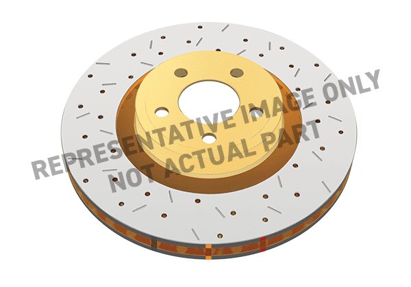 DBA 4000 Series XS Rear Brake Rotor - 2018-2021 Subaru STI