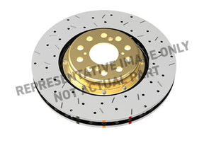 DBA 5000 Series XS Gold Front Brake Rotor - 2015-2021 Subaru WRX