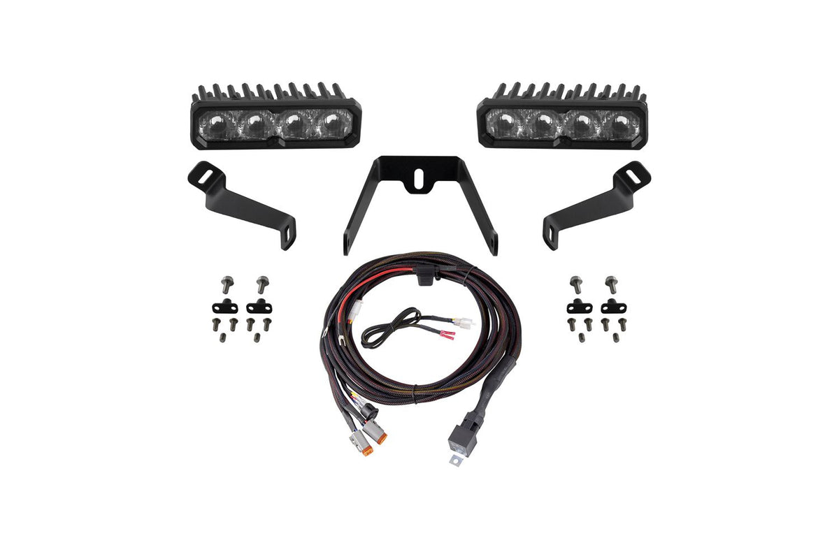 Diode Dynamics SS6 Max LED Kit Yellow Driving 3000K - 2015-2017 Subaru WRX