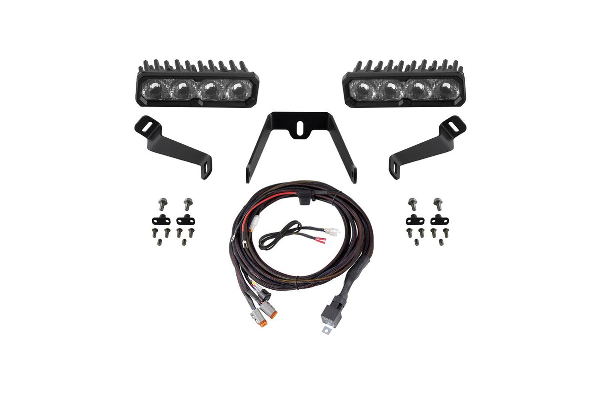 Diode Dynamics SS6 Max LED Kit Yellow Driving 3000K - 2015-2017 Subaru WRX