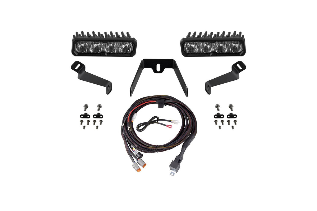 Diode Dynamics SS6 Max LED Kit Yellow Driving 3000K - 2015-2017 Subaru WRX