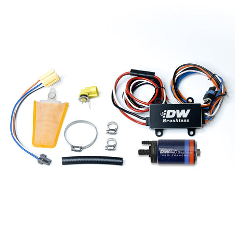 DeatschWerks DW440 440lph Brushless Fuel Pump with Controller and Install Kit - 2002-2007 Subaru WRX / 2004-2007 STI