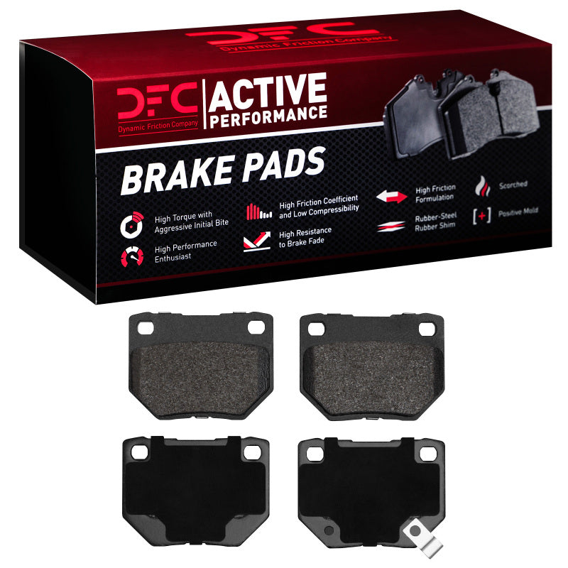 DFC Rear Active Performance Pads - Low Metallic - 2006-2007 Subaru Impreza