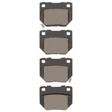 DFC Rear 5000 Advanced Semi Metallic Brake Pads and Hardware Kit - 2006-2007 Subaru Impreza