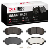 DFC Front 5000 Advanced Ceramic Brake Pads - 1997-2001 Subaru Impreza