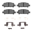 DFC Rear 5000 Advanced Ceramic Brake Pads and Hardware Kit - 2005-2009 Subaru Legacy