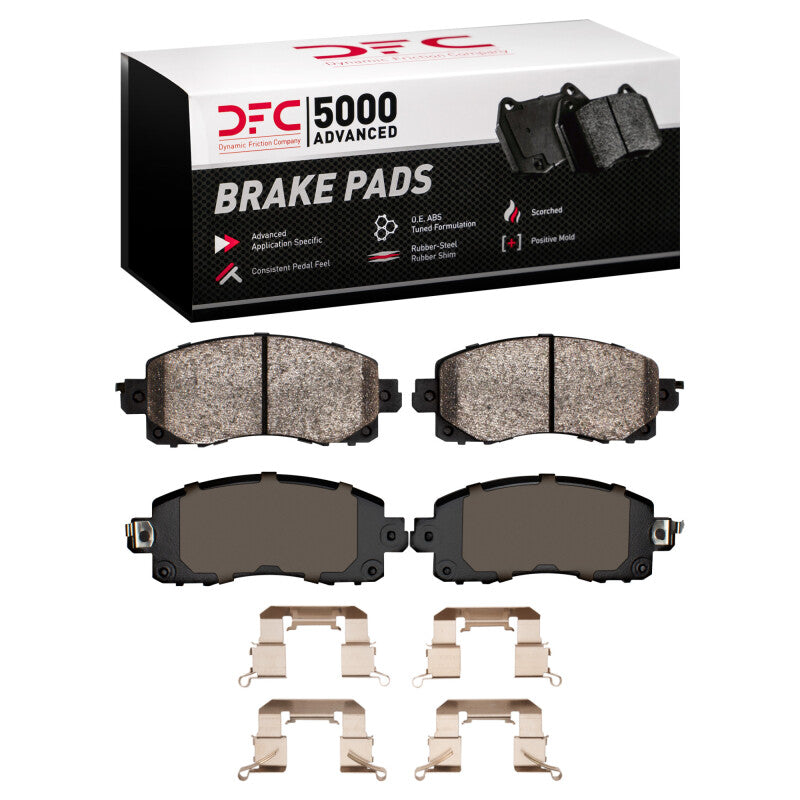 DFC Front 5000 Advanced Ceramic Brake Pads and Hardware Kit - 2019-2025 Subaru Impreza
